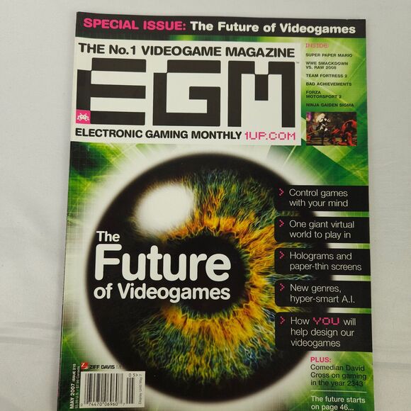 2007 EGM Electronic Gaming Monthly Magazine Lot of 12 Kingdom Hearts Halo 3 - Picture 7 of 14